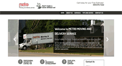 Desktop Screenshot of metromovinganddeliveryservice.com